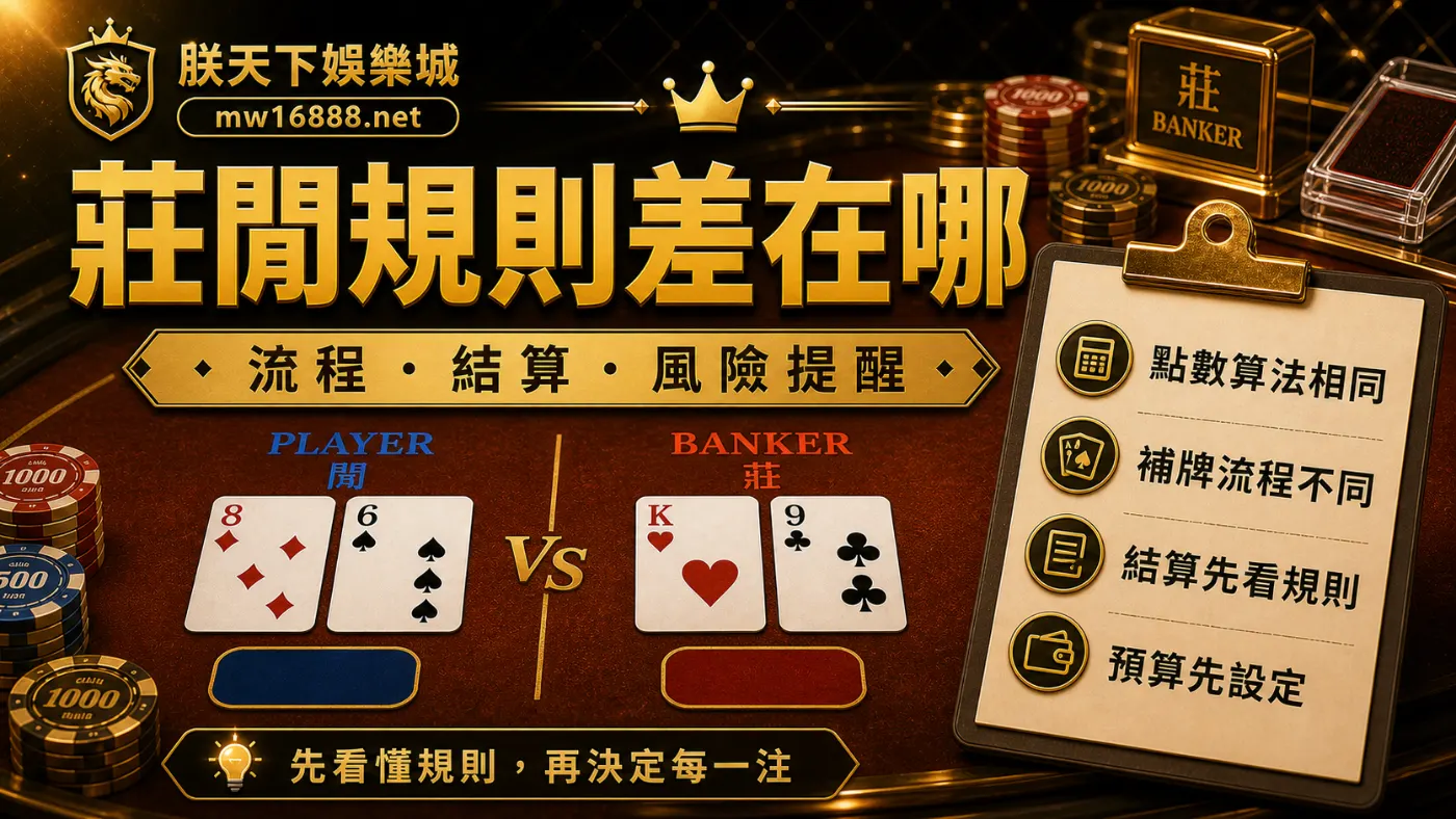 朕天下娛樂城莊閒規則差在哪封面圖