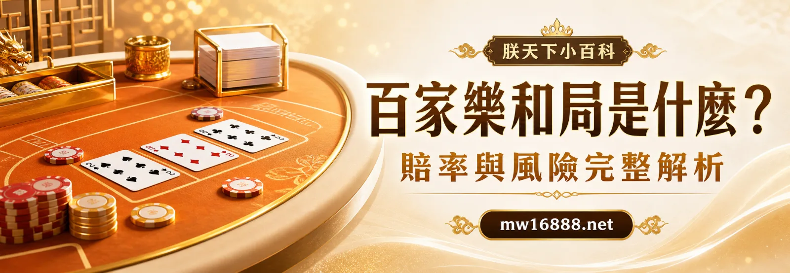 朕天下娛樂城百家樂和局是什麼賠率與風險完整解析封面圖